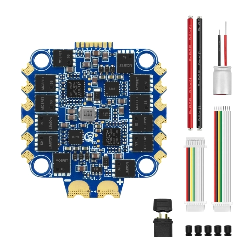 Regulator ESC z oprogramowaniem AM32 SEQURE Blueson A2 30*30 2-6S 65A