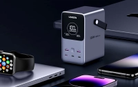 Powerbank 48000mAh Ugreen PB770, 2x USB + 4x USB-C, 300W (szary)