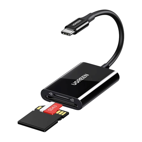 USB-C Card Reader 2-in-1 Ugreen CM265 (Black)