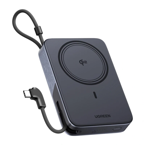 Powerbank magnetyczny UGREEN PB568 10000mAh 30W (szary)