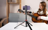 PULUZ PU752B 2m telescopic tripod