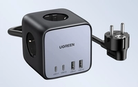 Подовжувач EU cube UGREEN CD268, 65Вт, 1.8м (чорний)