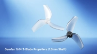 Gemfan 1614 3-blade propellers, 1.0mm shaft - transparent | Air75 II series (12pcs)