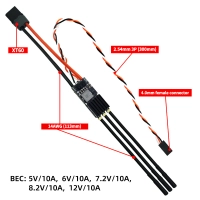 Bezszczotkowy elektryczny regulator prędkości 2-8S Zasilacz SEQURE SQESC 28120 (AM32) + BEC 10A