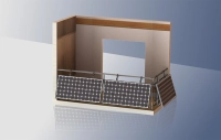 Adjustable balcony mounting bracket for photovoltaic panels SBR02