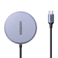 Магнітний бездротовий зарядний пристрій UGREEN W703, MagSafe W703, 15 Вт, 1,5 м