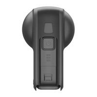Силіконовий чохол з кришкою об'єктива PULUZ для DJI Osmo 360 (чорний)
