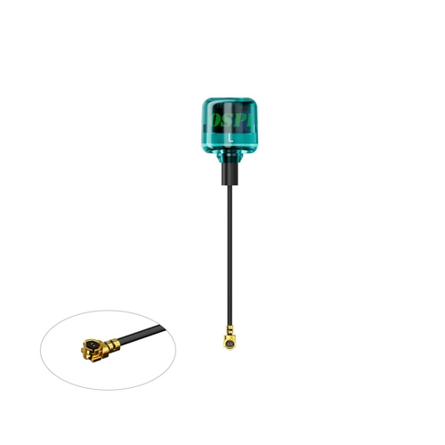 Antenna FlyFishRC OSPREY 5.8G IPEX 40mm LHCP Cyan