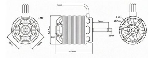 Pilotix 3520 780KV Motor