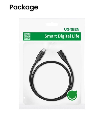UGREEN USB-C 3.1 Gen2 Extension Cable, 4K, 100W, 1m US353 (black)
