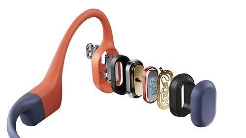 Shokz OpenSwim Pro Red Headphones