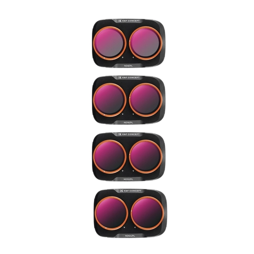 K&F; Concept 4-Piece ND/PL Filter Set for the DJIOsmo Pocket 4P Camera
