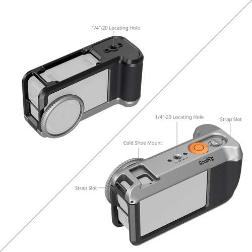 Retro cage with shoulder strap for DJI Osmo Action 6 SmallRig 5891
