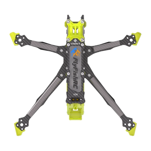 FlyFishRC Volador II VD6 O3 Deadcat FPV T700 Frame Kit (Yellow)