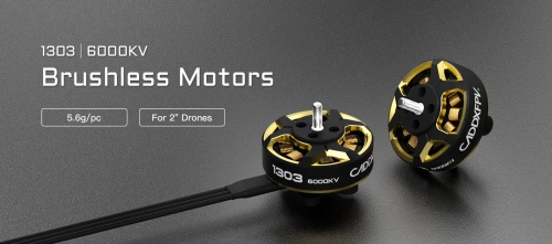 Silnik bezszczotkowy CADDXFPV 1303 6000KV - 1szt