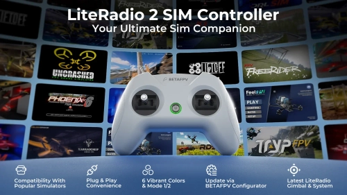 BetaFPV LiteRadio 2 SIM Controller Blue