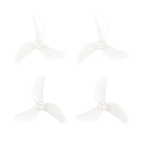 Gemfan 1207 3-blade propellers, 1.0mm shaft - transparent | Air65 II series (4pcs)