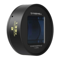 Anamorphic lens 1.33X with 17mm mount brand Freewell