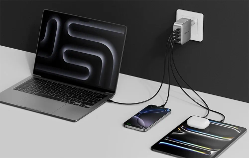 EcoFlow RAPID Pro 140W mains charger, 3xUSB-C, 1xUSB-A, GaN