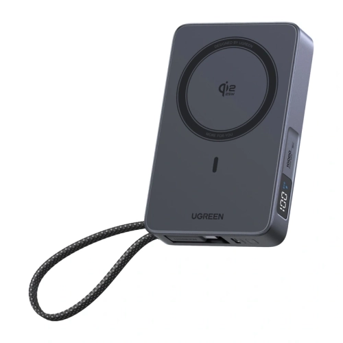 UGREENPB773 10,000 mAh 30W Magnetic Power Bank (Gray)