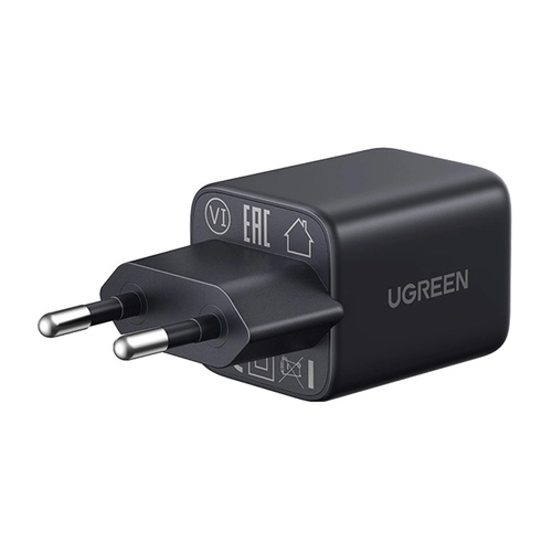 Ugreen X514 USB + USB-C, GaN, 20W network charger (black)