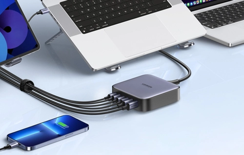 UGREEN CD271 200W GaN Charger, 2xUSB-A, 4xUSB-C (Black)