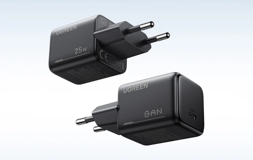 Ładowarka sieciowa Ugreen X517 USB-C, GaN, 25W (czarna)