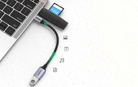 Adapter OTG USB-C 3.0 UGREEN US378 (czarny)