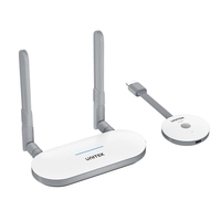 Bezprzewodowy nadajnik i odbiornik HDMI Unitek (zasięg 50m), biały