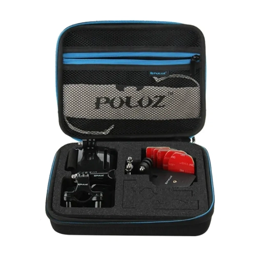 Puluz Waterproof Travel Case for Action Cameras and Accessories (23 x 17 x 7 cm)