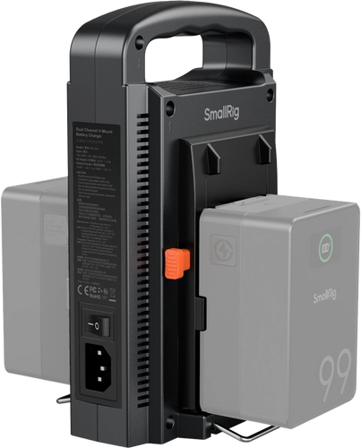 SmallRig 4578 — двоканальний зарядний пристрій для акумуляторів V-Mount