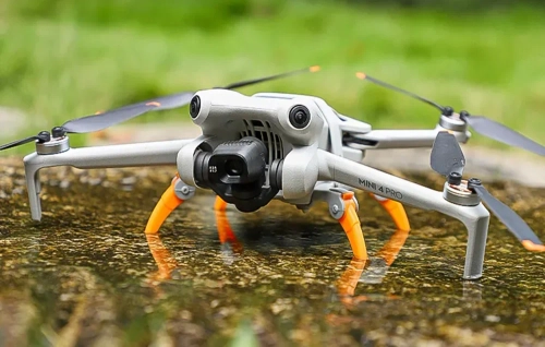Podwyższenie podwozia Sunnylife do DJI Mini 4 Pro (pomarańczowe)