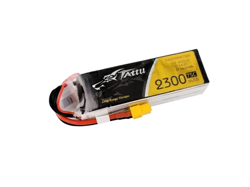 Battery Tattu 2300mAh 14.8V 75C 4S1P XT60