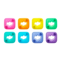 Set of colorful magnetic covers for the DJI Mic Mini 2S