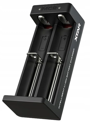 Xtar MC2 USB-C Charger for 18650 Cylindrical Li-ion Batteries / Cells – NEW