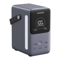 Павербанк 48000mAh Ugreen PB770, 2x USB + 4x USB-C, 300 Вт (сірий)