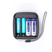 Charger for R03 / AAA and R6 / AA Li-ion 1.5V / NiMH Xtar BC4 batteries
