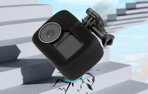 Puluz DJI Osmo Action 3/4/5 Pro Windshield (Black)