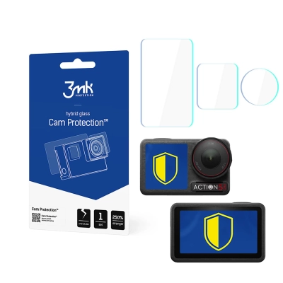 Folia hybrydowa na DJI Osmo Action 5 Pro - 3mk Cam Protection