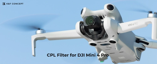 Filtr CPL marki K&F Concept do drona DJI Mini 4 Pro