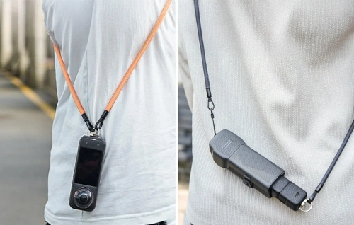 Wielofunkcyjny pasek na szyję Sunnylife GS022 do DJI Pocket 3 (pomarańczowy)
