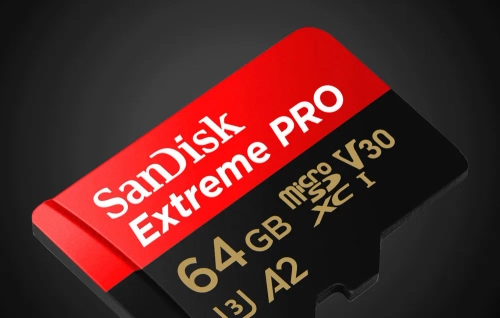 SanDisk Extreme PRO microSDXC 64GB memory card
