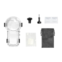Puluz 60 m Waterproof Case with Quick-Release Clip forInsta360X5 (Transparent)