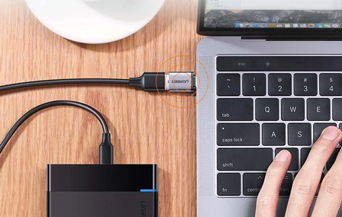 USB to USB-C 3.1 adapter UGREEN US270 (gray)