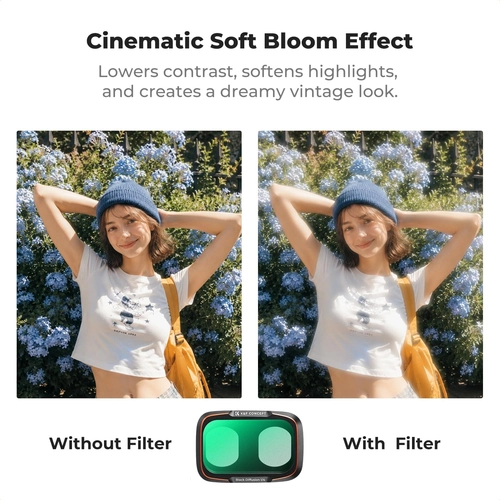 K&F; Concept Black Mist 1/4 Filter for the DJI Osmo Pocket 4P camera