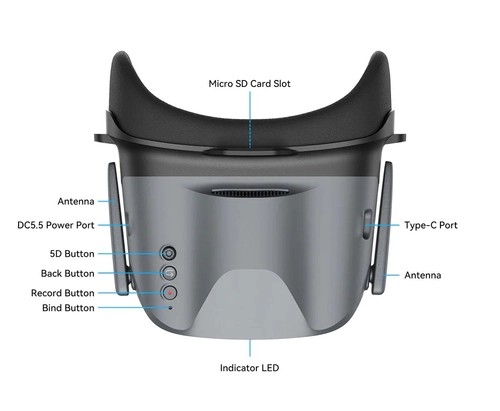 Окуляри BetaFPV VR04 HD