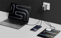 EcoFlow RAPID Pro 140W mains charger, 3xUSB-C, 1xUSB-A, GaN