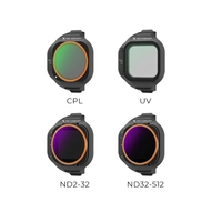 Zestaw 4 filtrów CPL+UV+VND2-32+VND32-512 K&F Concept do drona DJI Mini 5 Pro