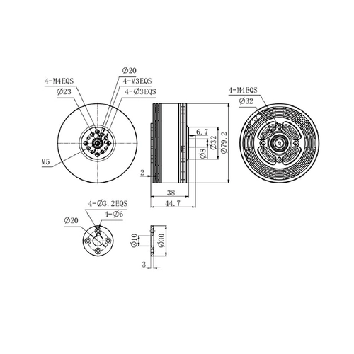 Двигун Pilotix 7215 200KV