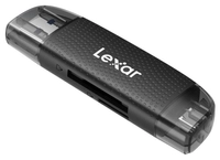 Lexar SD/MicroSD/SDHC/SDXC Dual Slot Card Reader USB-A, USB 3.2